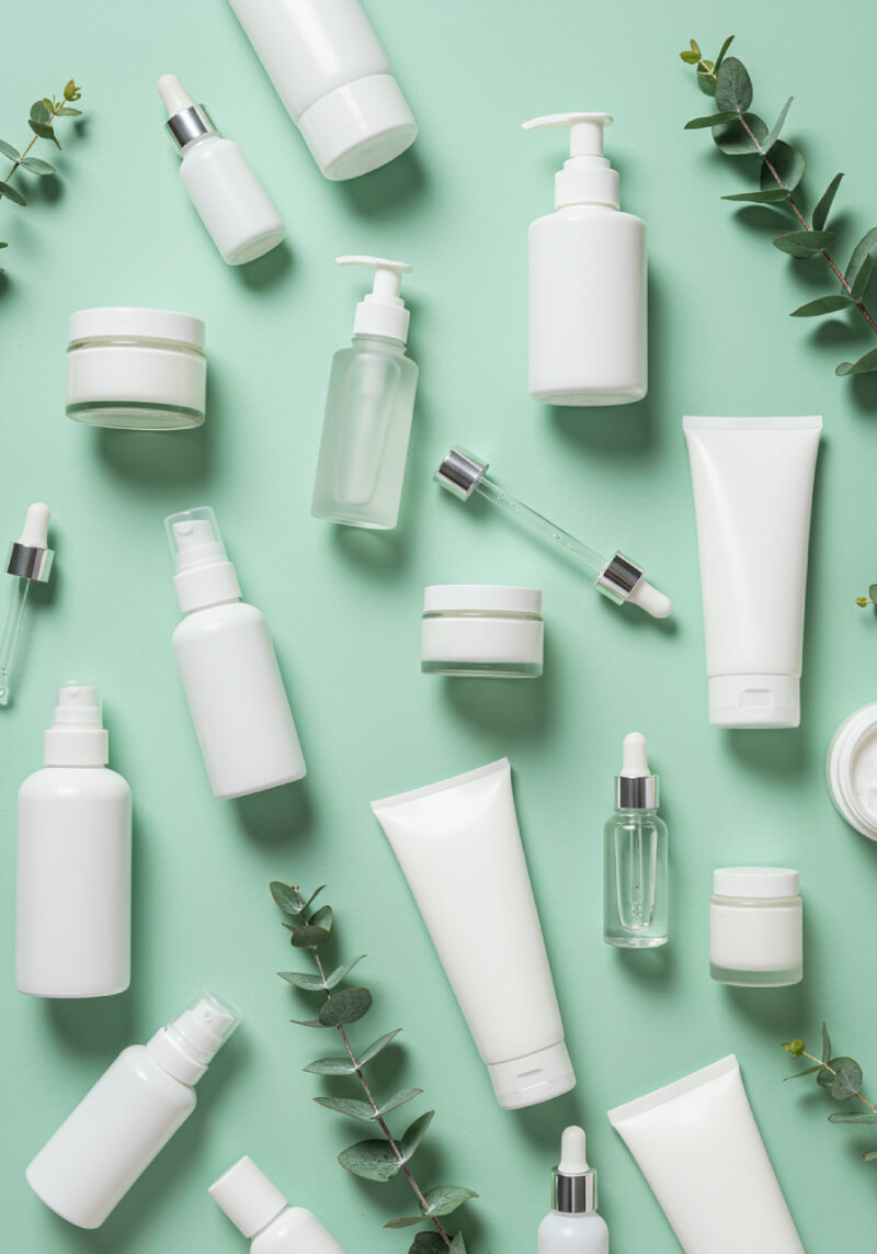 assorted skin care products assorted skin care products